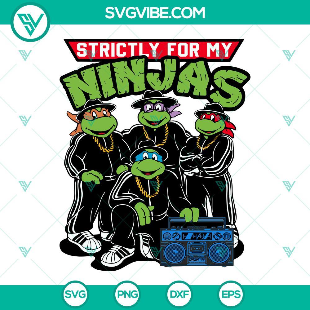 teenage mutant ninja turtles d m c hiphop svg png dxf eps cricut 8 mockup