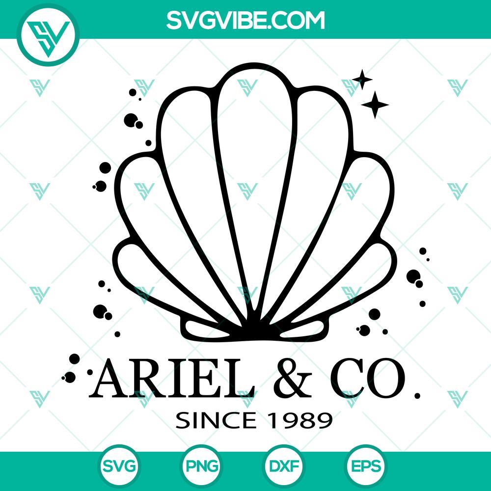 ariel and co since 1989 svg the little mermaid svg disney princess svg png dxf eps cut files 10 mockup