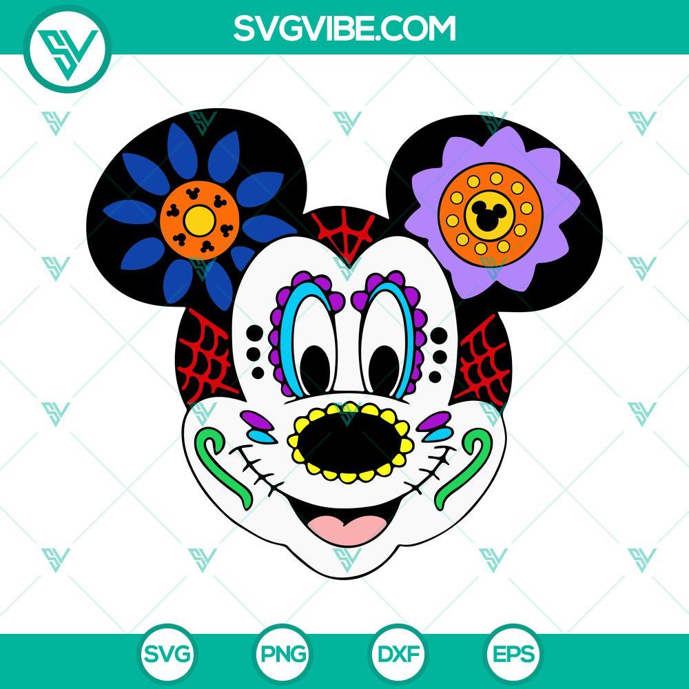 mickey minnie mouse sugar skull svg halloween svg mickey day of the dead svg png dxf eps files 10 mockup