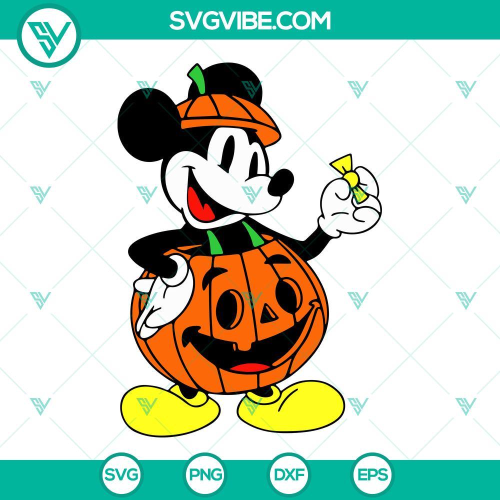 mickey pumpkin svg disney mouse halloween svg png dxf eps digital download 9 mockup