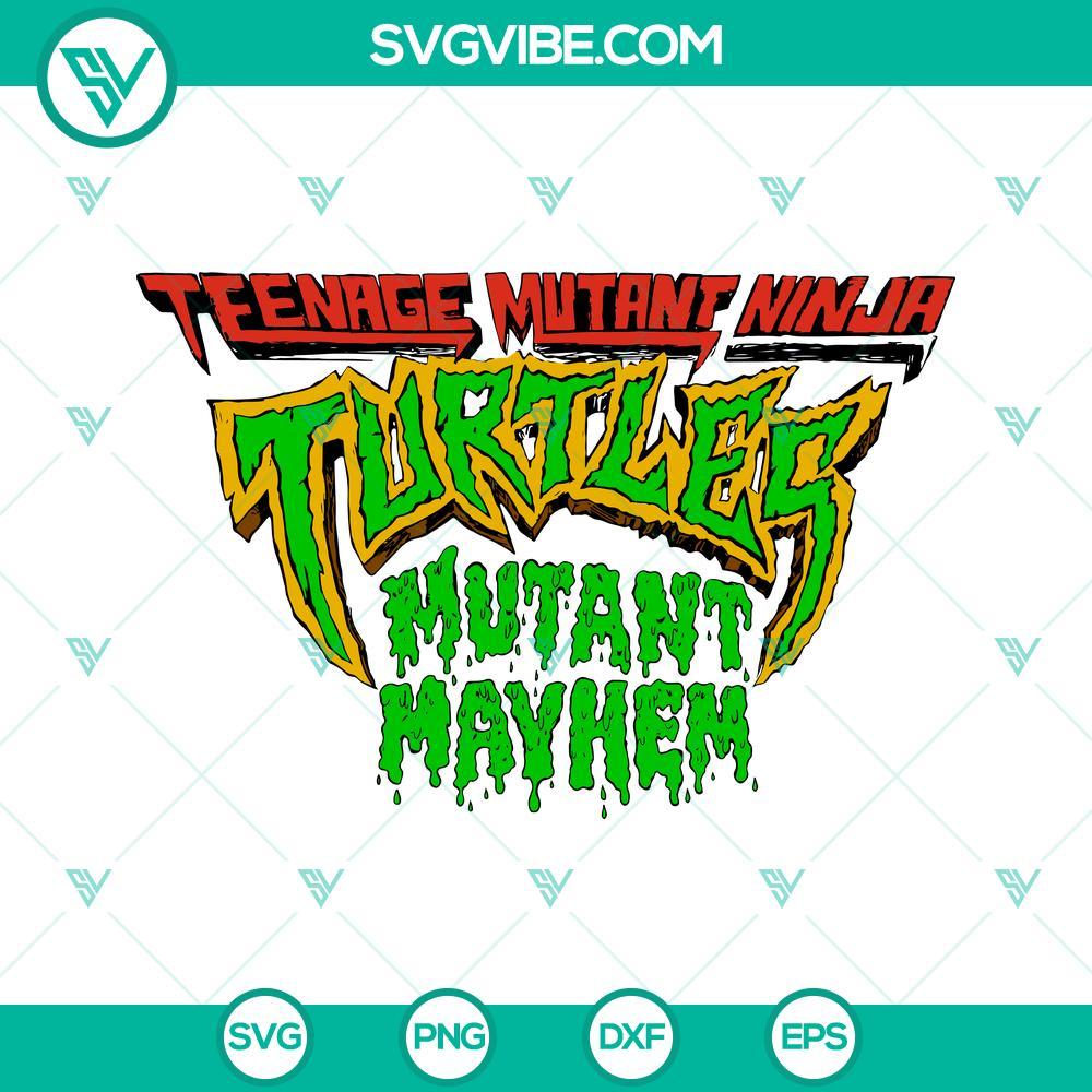 teenage mutant ninja turtles mutant mayhem svg cut files 9 mockup