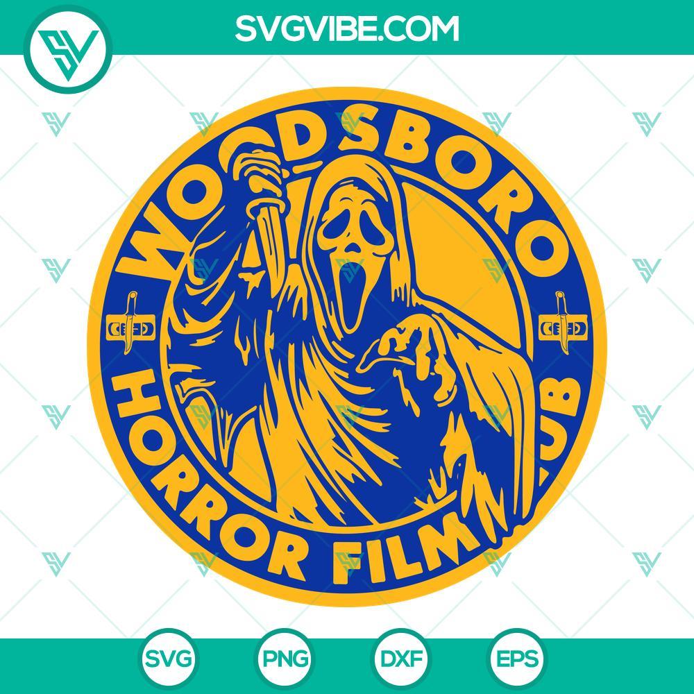 woodsboro horror film club svg ghostface scream svg halloween horror movie svg png dxf eps 8 mockup