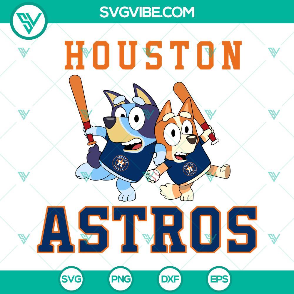 bluey houston astros baseball svg png dxf eps 2 mockup