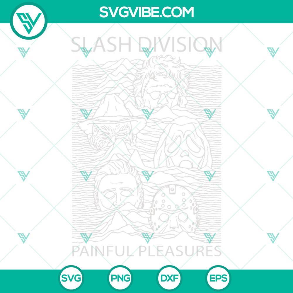 slash division painful pleasures svg horror characters svg trending halloween svg png dxf eps 2 mockup