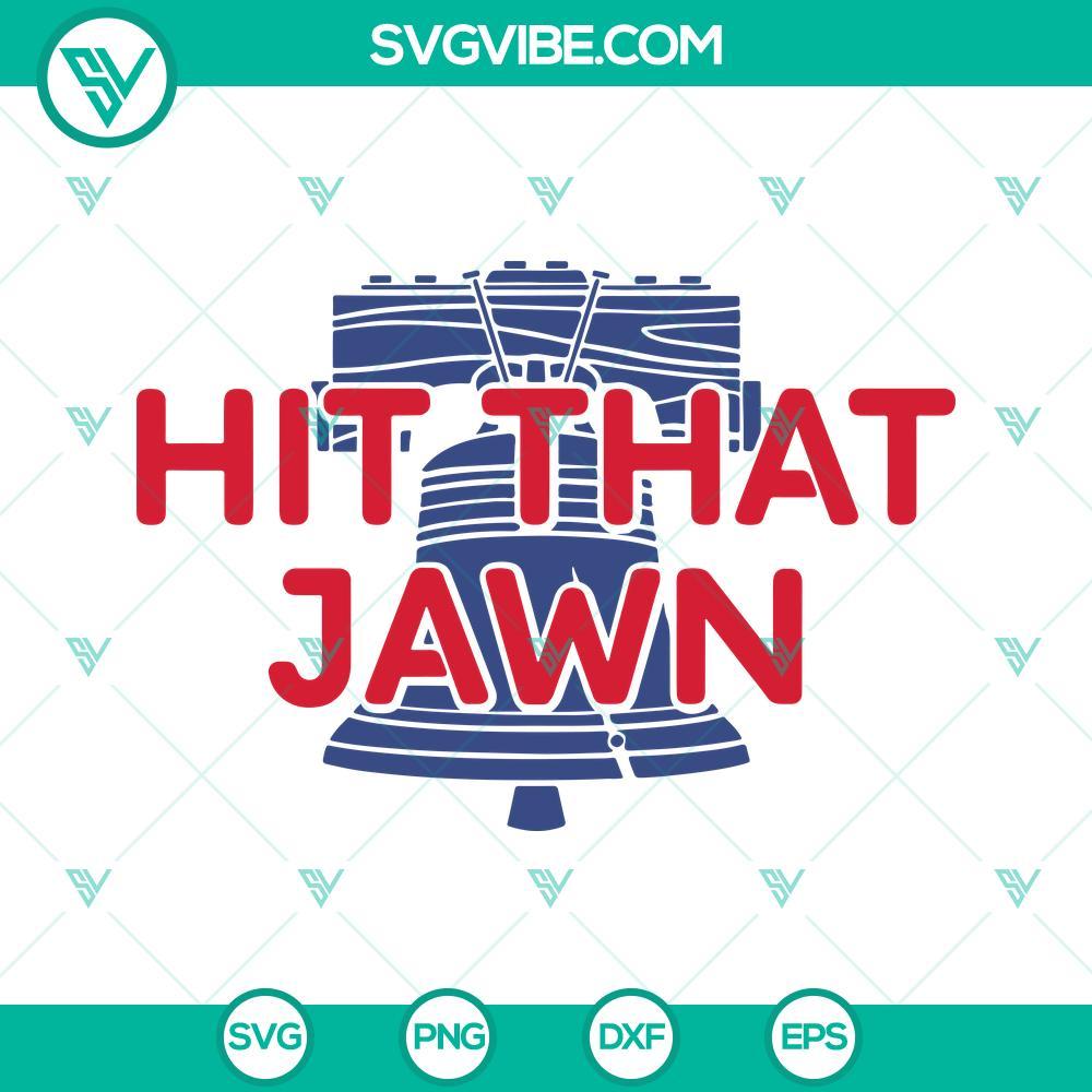 hit that jawn svg philadelphia baseball svg liberty bell svg philadelphia phillies svg 3 mockup