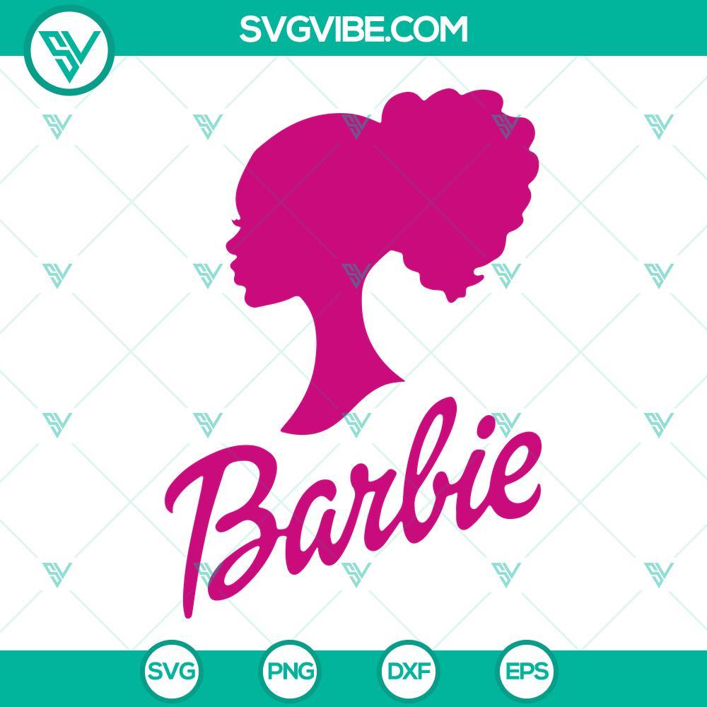 black barbie svg black doll curly afro svg barbie svg 6 mockup