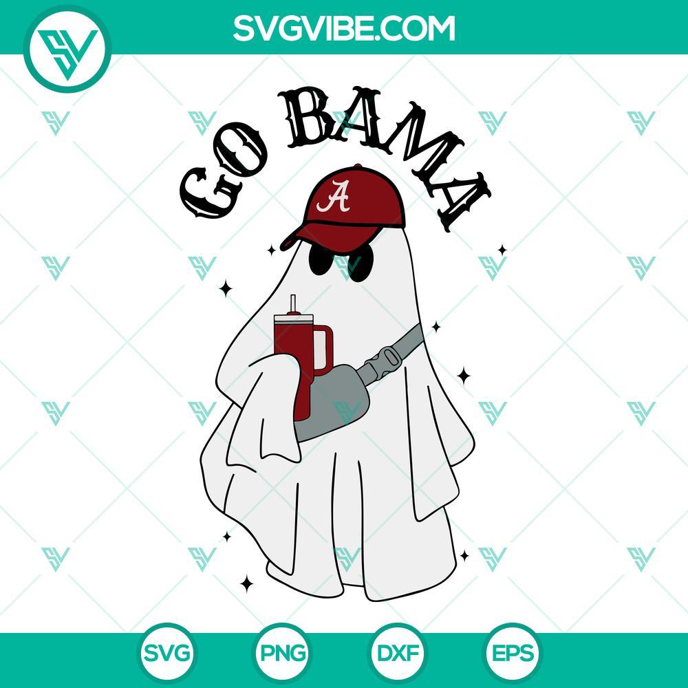 go bama football boo jee ghost svg alabama crimson tide boo jee ghost halloween svg 7 mockup