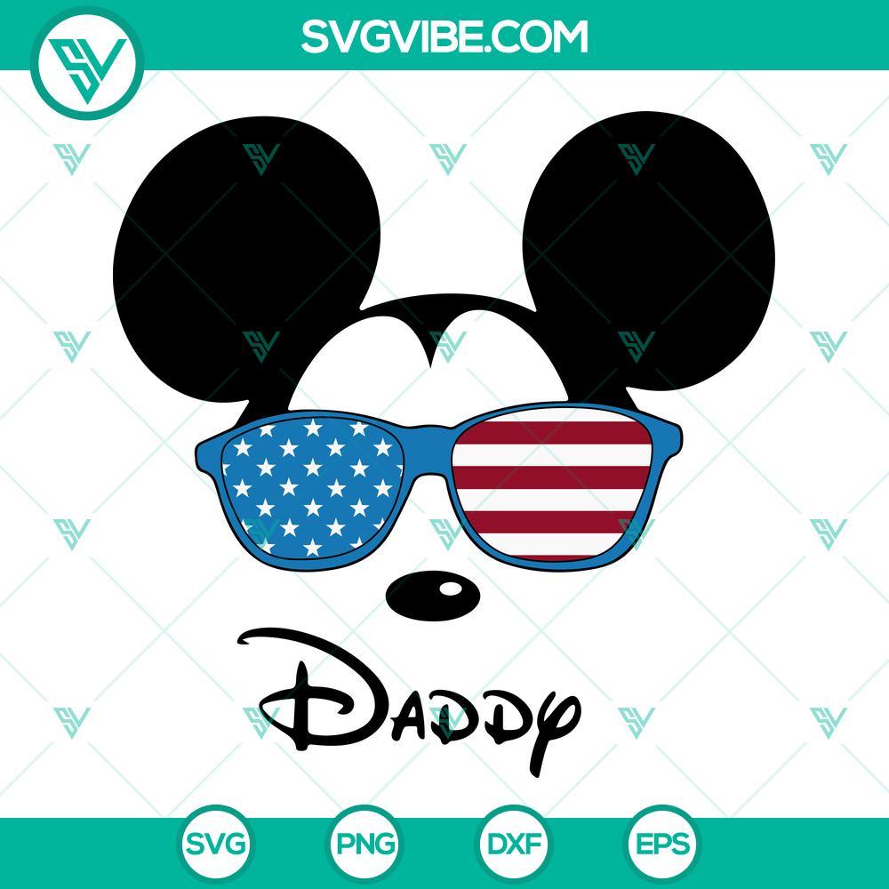 mickey minnie american mommy daddy svg 4th of july svg memorial day freedom svg png dxf eps 4 mockup