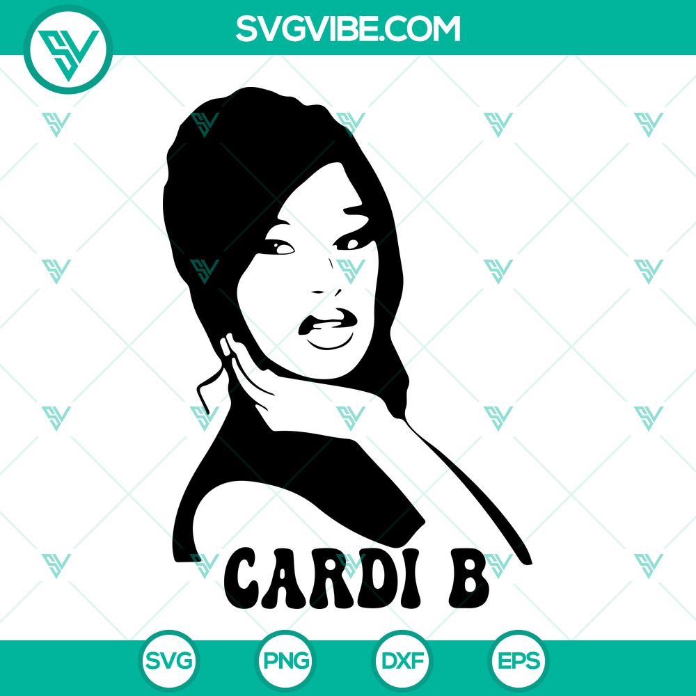 cardi b svg i stay on her mind she say she don t fuck with me svg who said you can ho svg 2 mockup