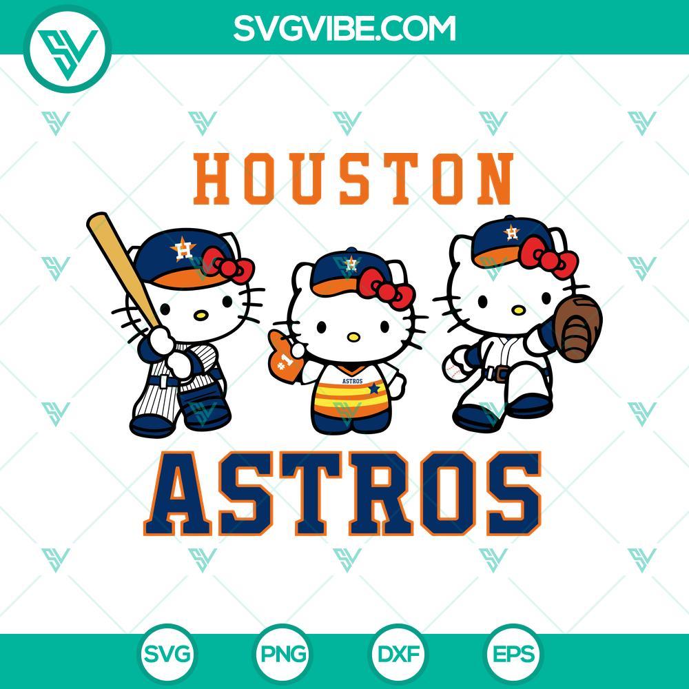 hello kitty houston astros baseball svg png dxf eps 2 mockup