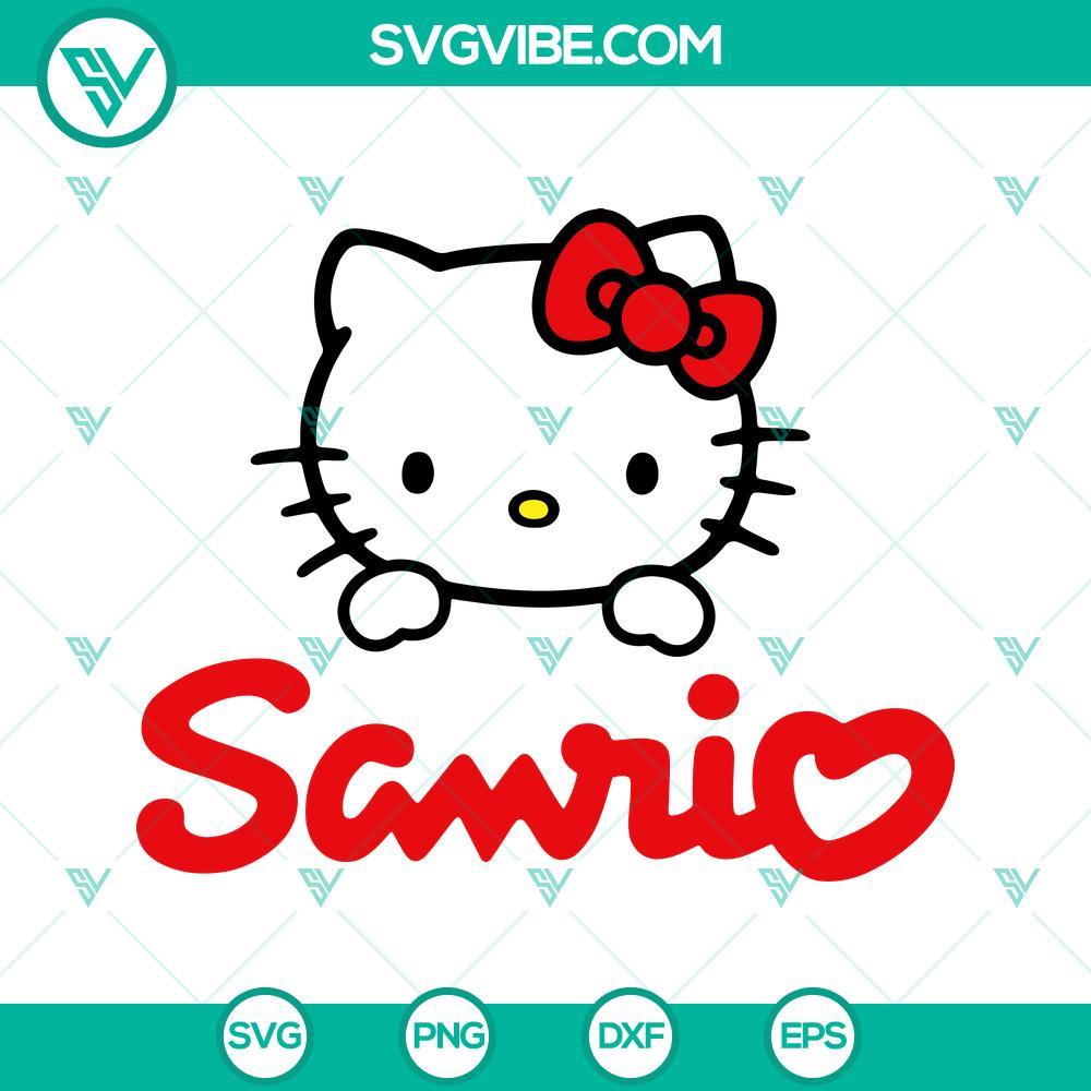 hello kitty sanrio svg png dxf eps files cricut 5 mockup