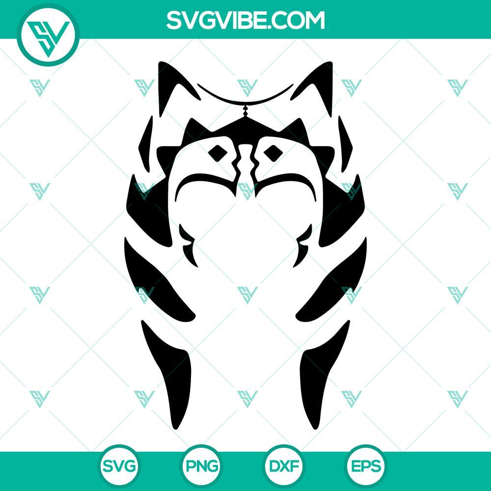 ahsoka tano vector svg png dxf eps cricut 8 mockup