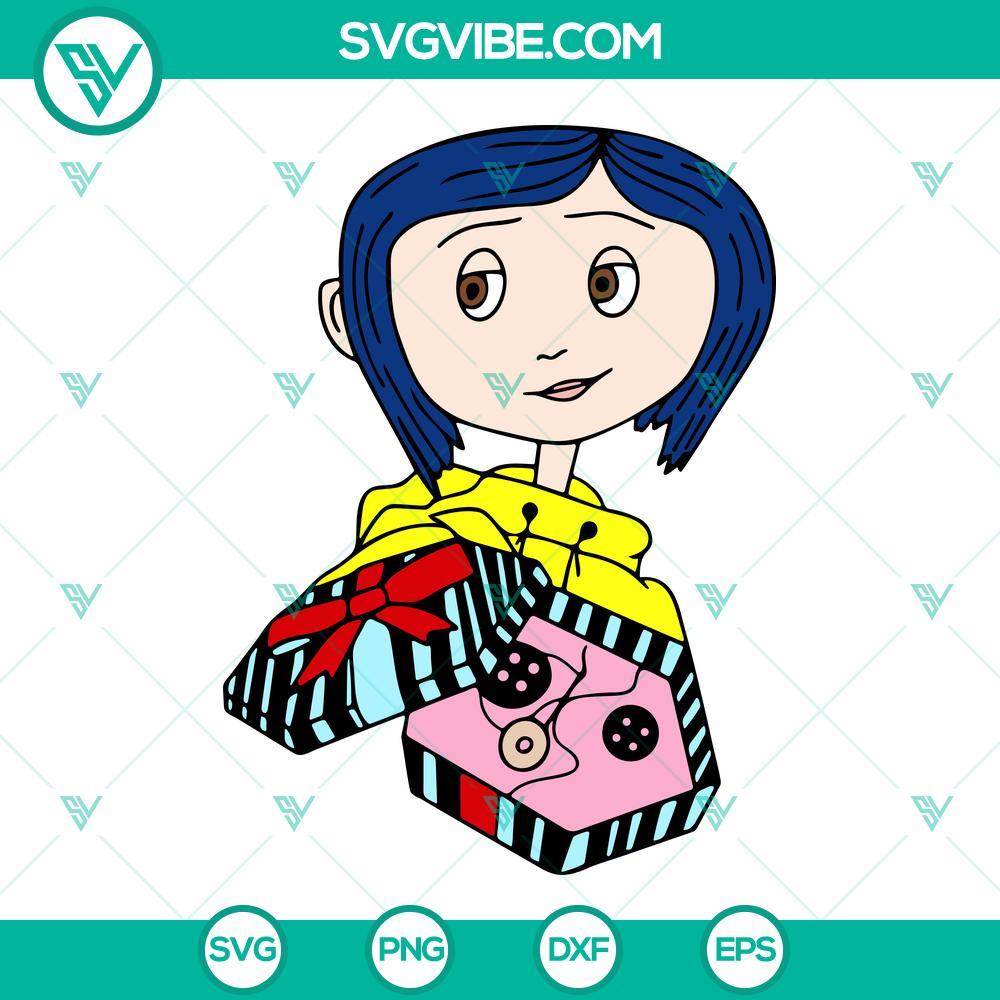 coraline svg coraline jones svg horror movie svg png dxf eps files 9 mockup