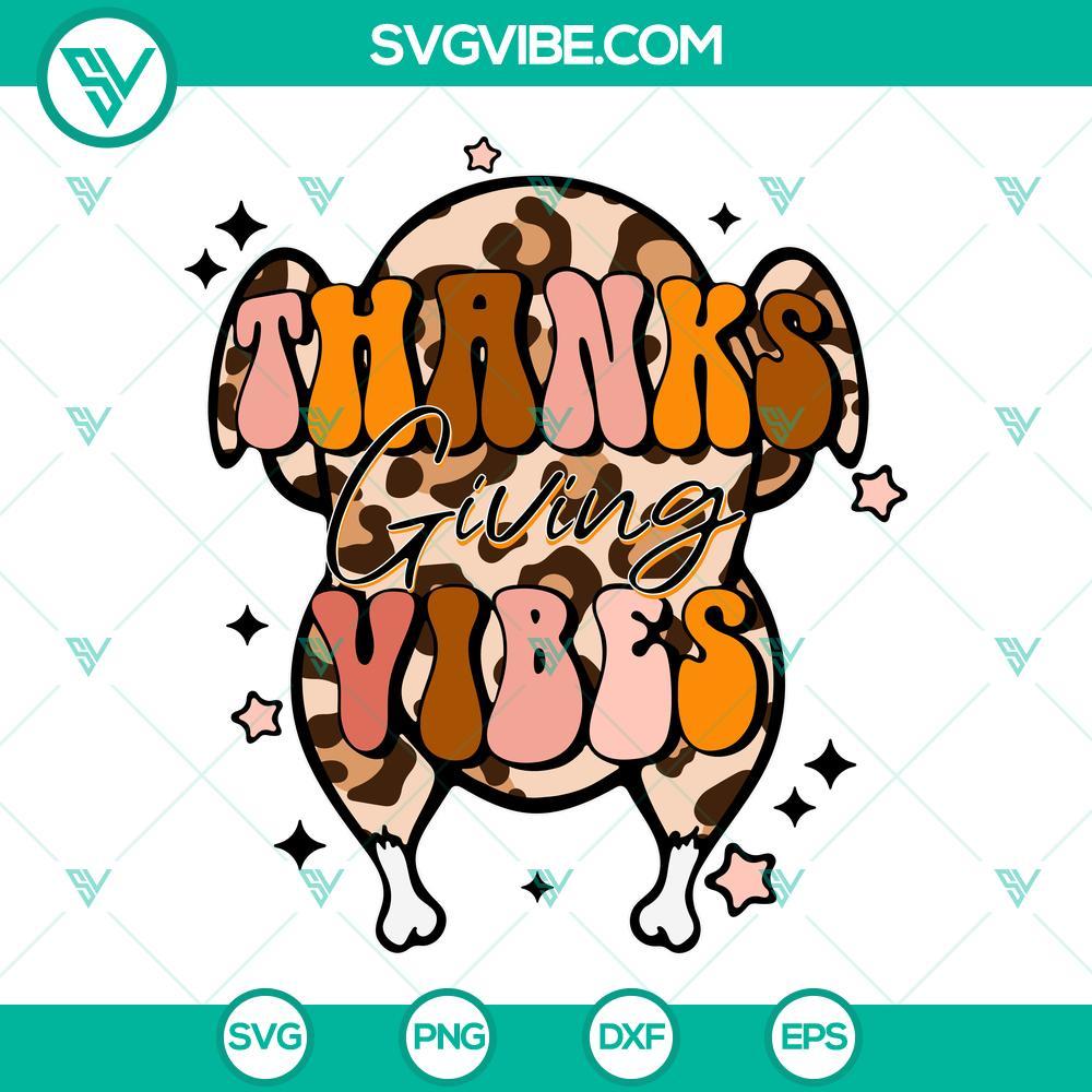 leopard turkey thanksgiving vibes svg thanksgiving turkey svg thanksgiving svg 3 mockup