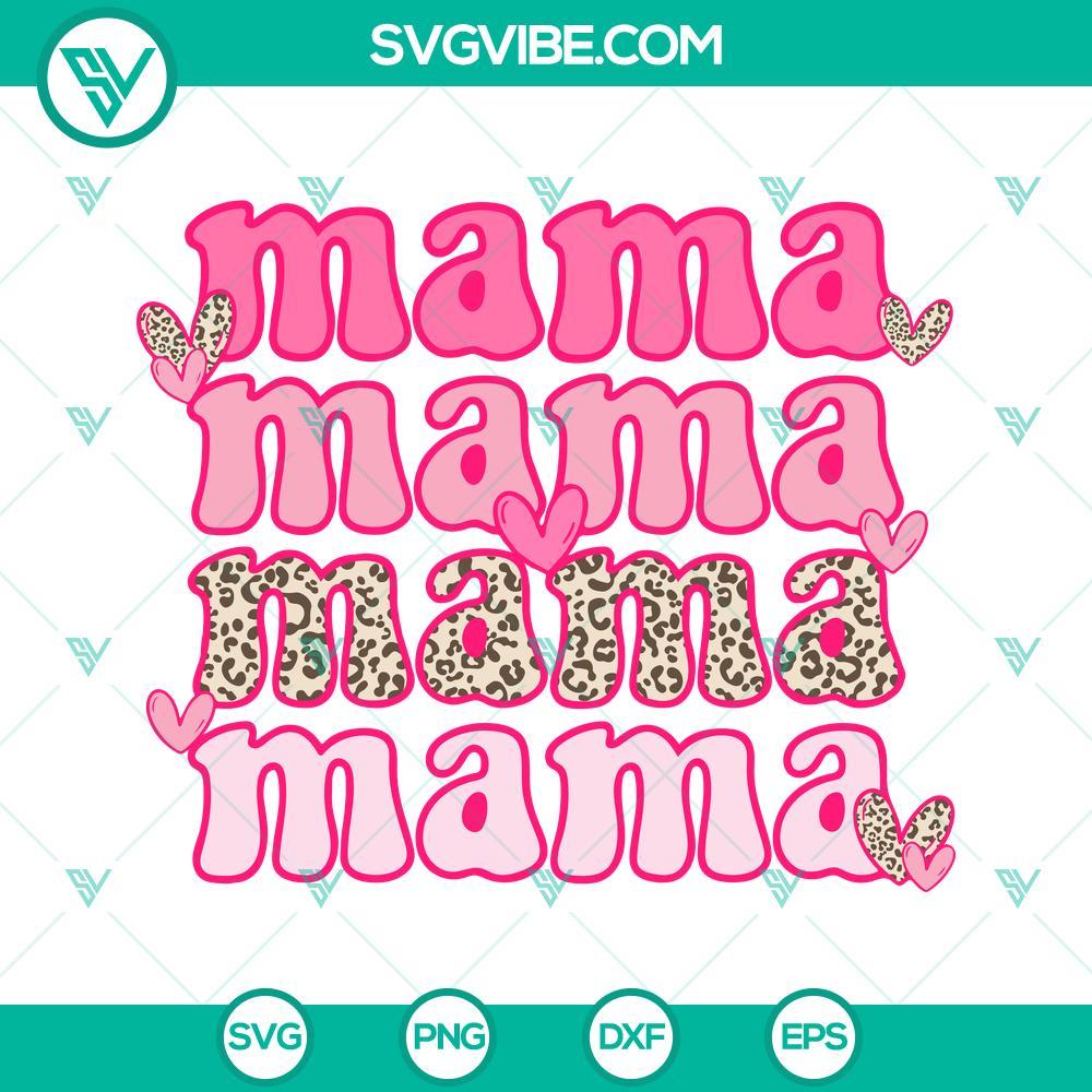 valentine s day mama svg happy valentines day svg leopard print pink mama svg 7 mockup