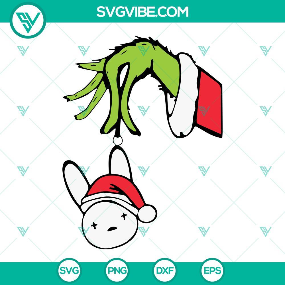 grinch hand bad bunny christmas svg bundle un navidad sin yi svg grinch bad bunny christmas svg png dxf eps 10 mockup