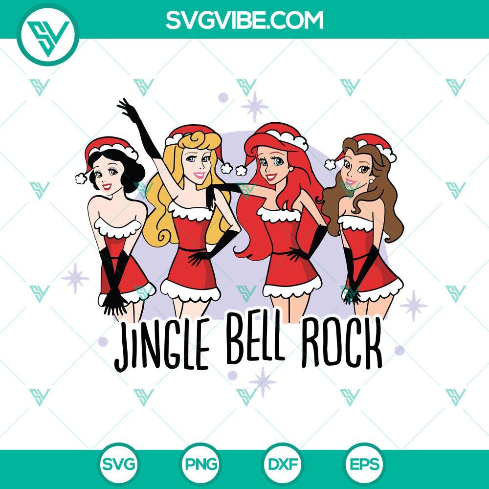 jingle bell rock christmas disney princess svg christmas mean girls svg christmas princess svg 1 mockup