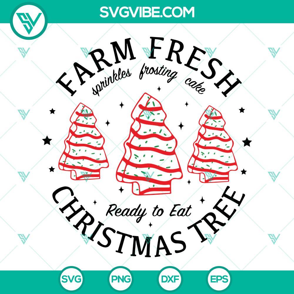 farm fresh christmas tree cakes svg christmas cake svg christmas tree farm svg christmas tree cake svg 5 mockup