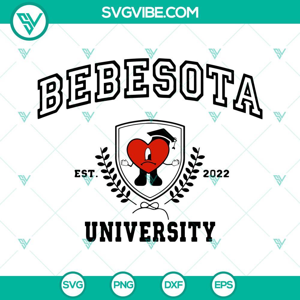 bad bunny bebesota university svg bebesota svg bad bunny svg png dxf eps files for cricut 3 mockup