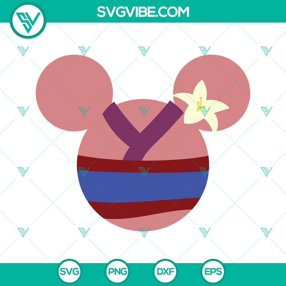 princess mulan svg mickey mouse ears svg mulan svg 4 mockup