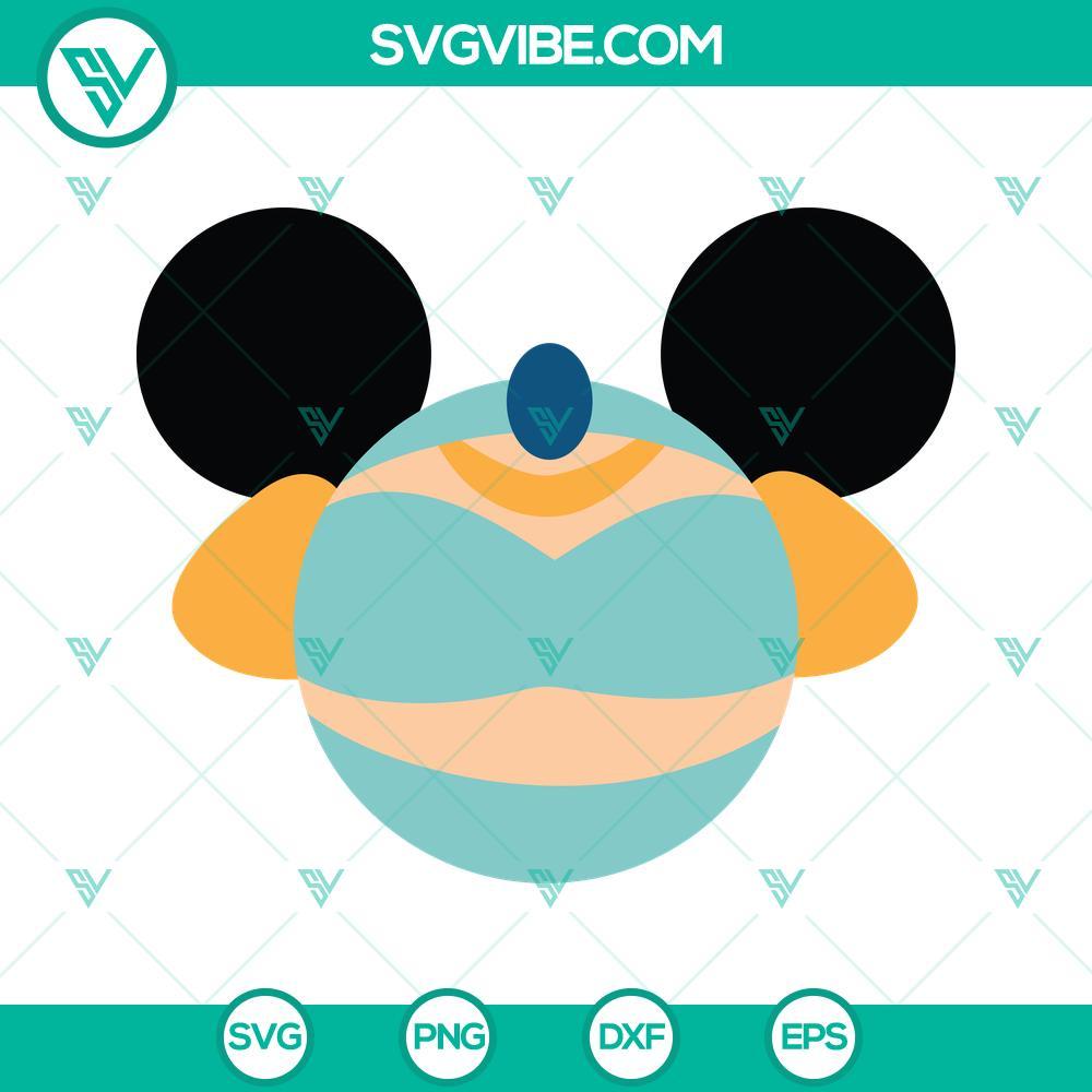 princess jasmine svg disney princess mouse ears svg png dxf eps cut files 2 mockup