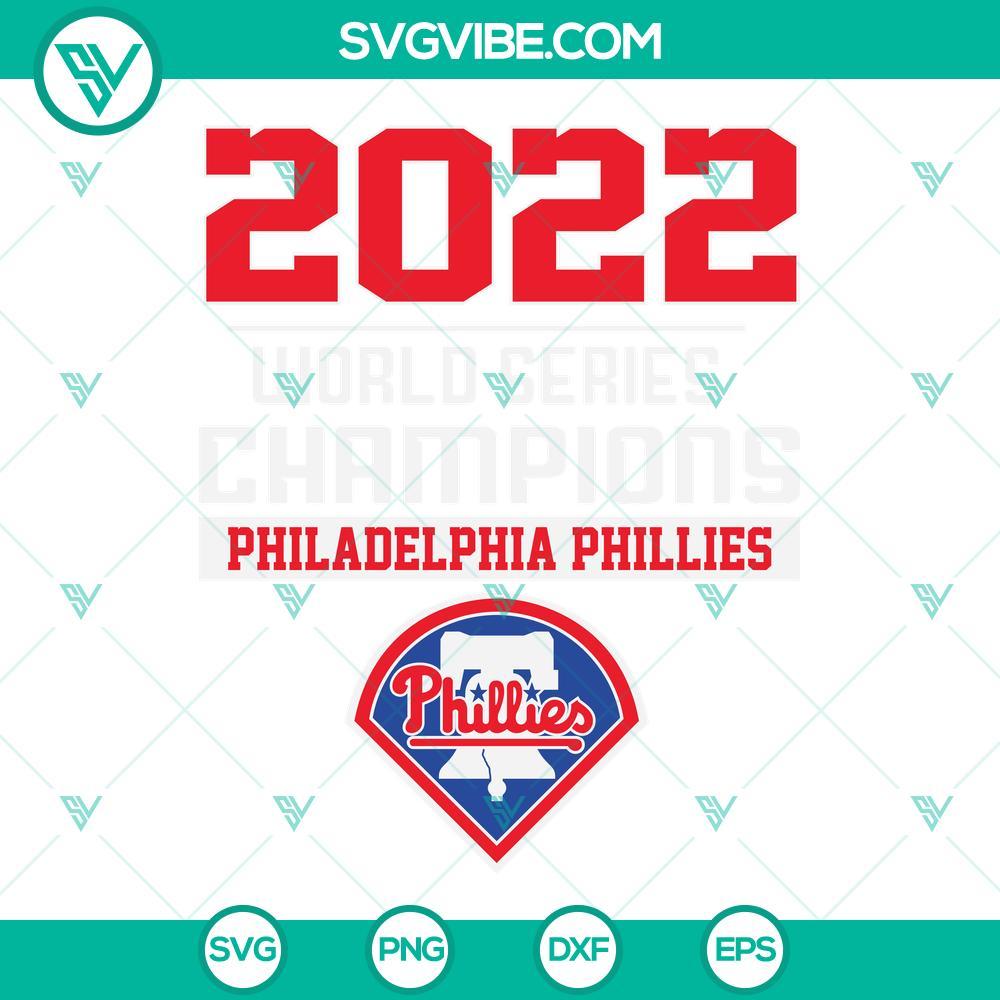 2022 world series champions philadelphia phillies svg phillies logo svg png dxf eps cut files 6 mockup