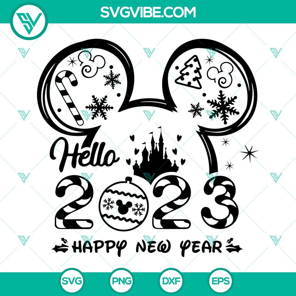 mouse ears happy new year 2023 svg hello 2023 svg mouse ears svg new year eve svg welcome 2023 svg 6 mockup