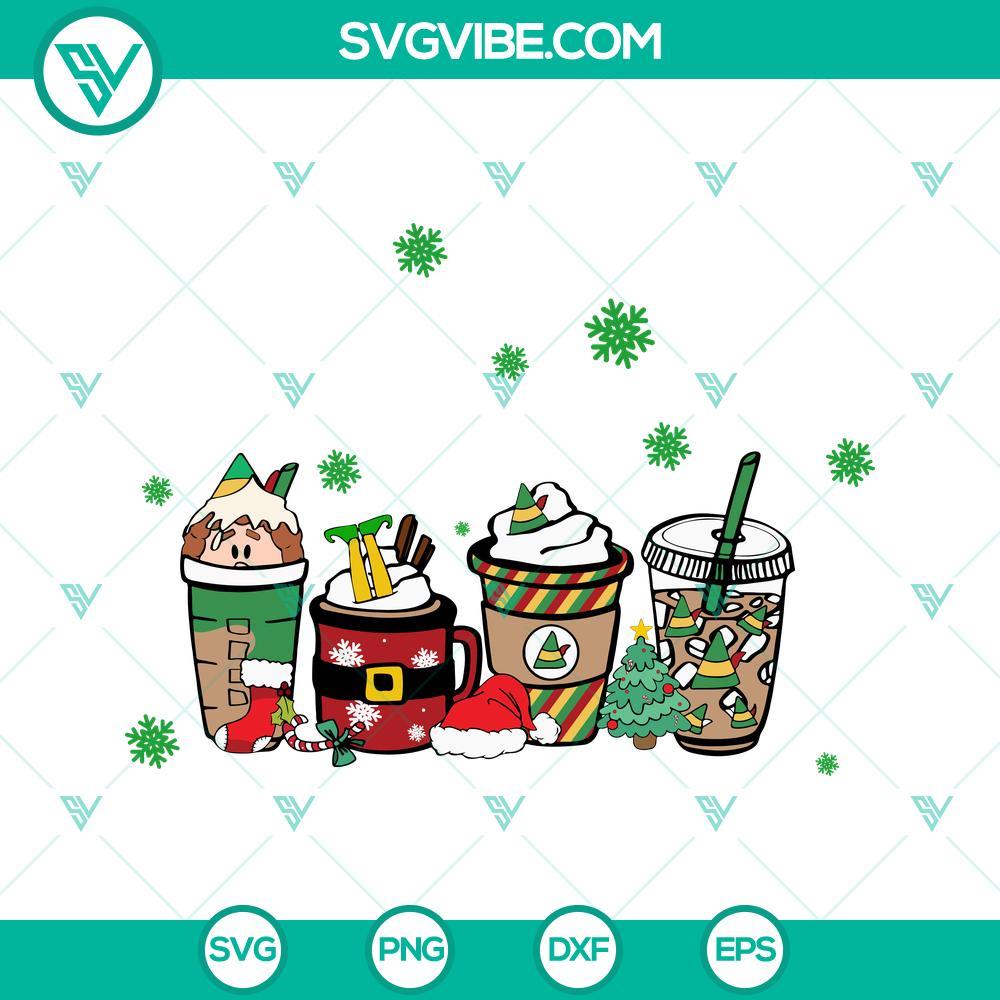 coffee christmas elf movie svg christmas drink cup svg elf coffee latte svg elf svg elf coffee svg 10 mockup