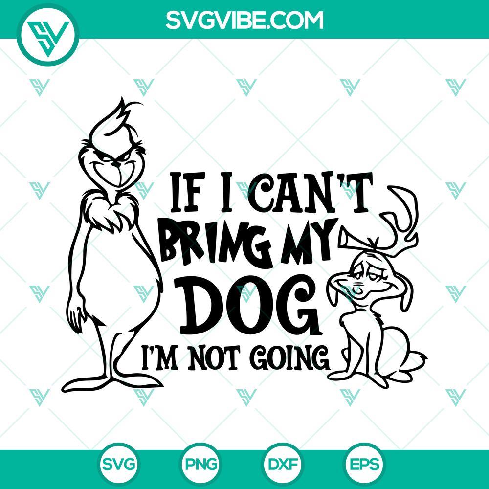 if i can t bring my dog i m not going svg png dxf eps cut files 6 mockup