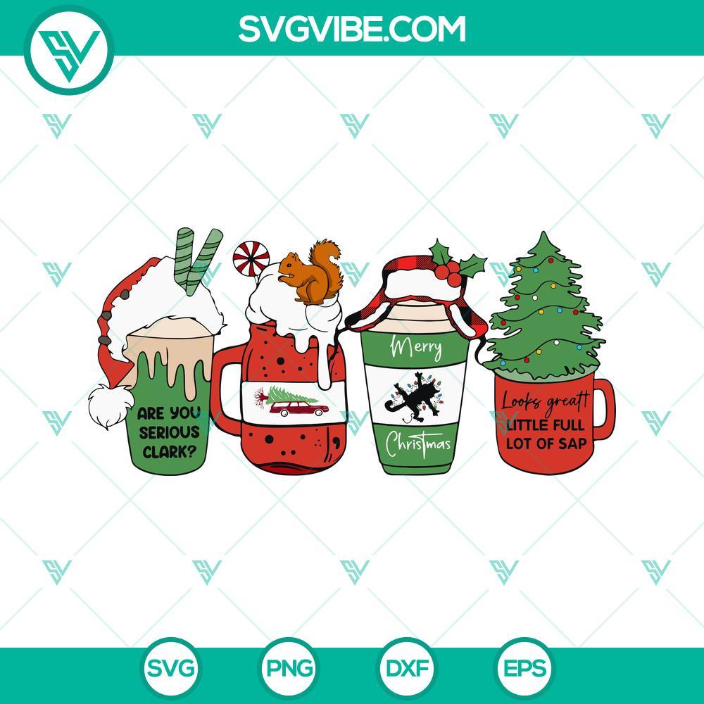 christmas vacation svg christmas coffee cup svg christmas movie coffee svg merry christmas shitter s full svg are you serious clark svg 3 mockup