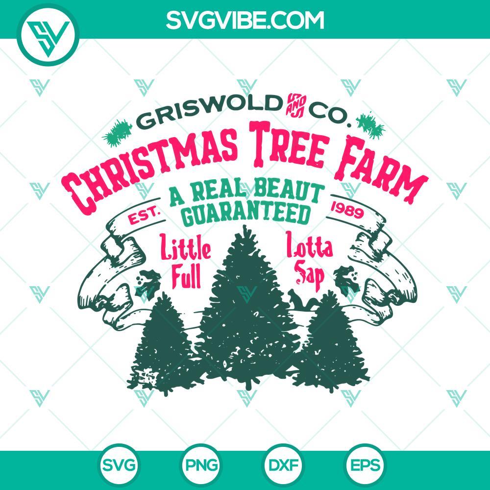 griswold co christmas tree farm svg png dxf eps cricut silhouette 7 mockup