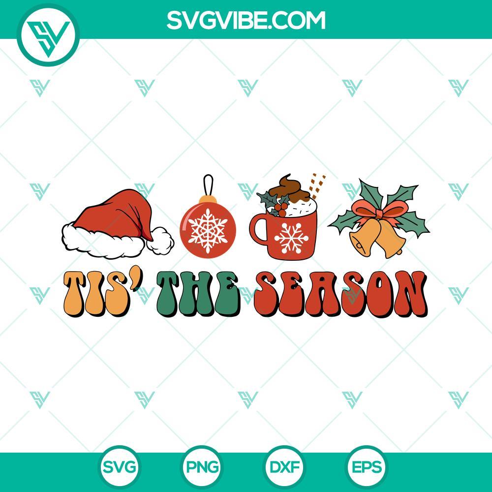 tis the season christmas svg santa hat christmas svg hot cocoa christmas svg cut file 2 mockup