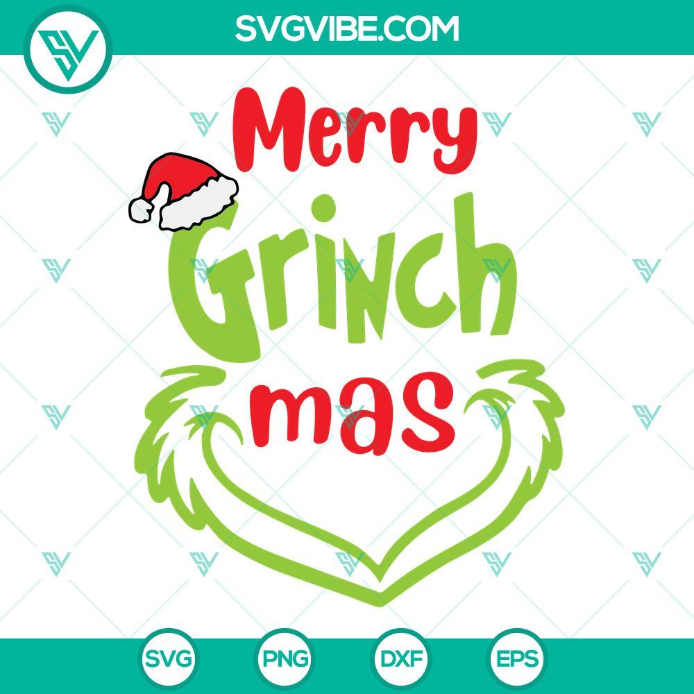 merry grinch mas christmas svg png eps dxf cut files 5 mockup