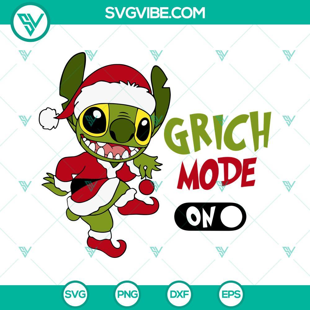 stitch grinch christmas svg grinch mode on svg xmas stitch santa claus svg files for cricut 3 mockup