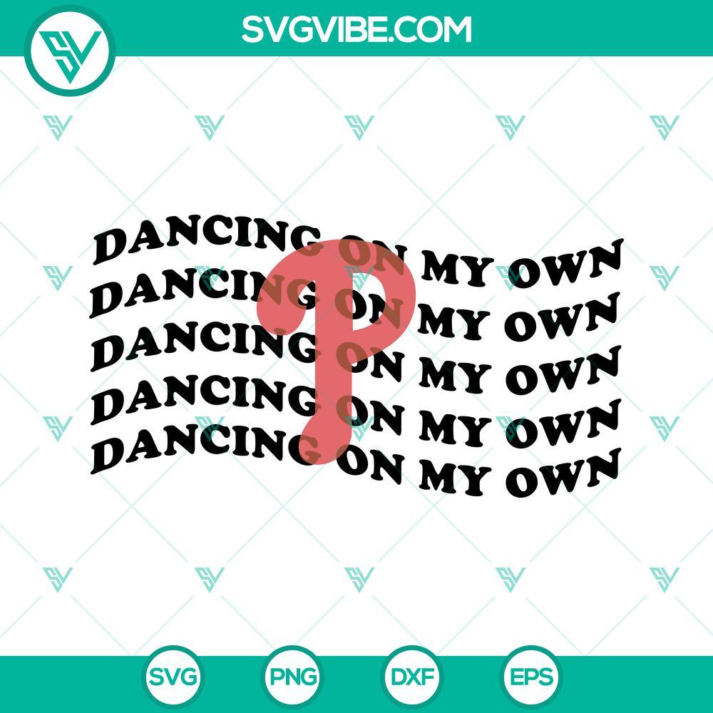 phillies dancing on my own svg phillies p svg philadelphia phillies svg 4 mockup