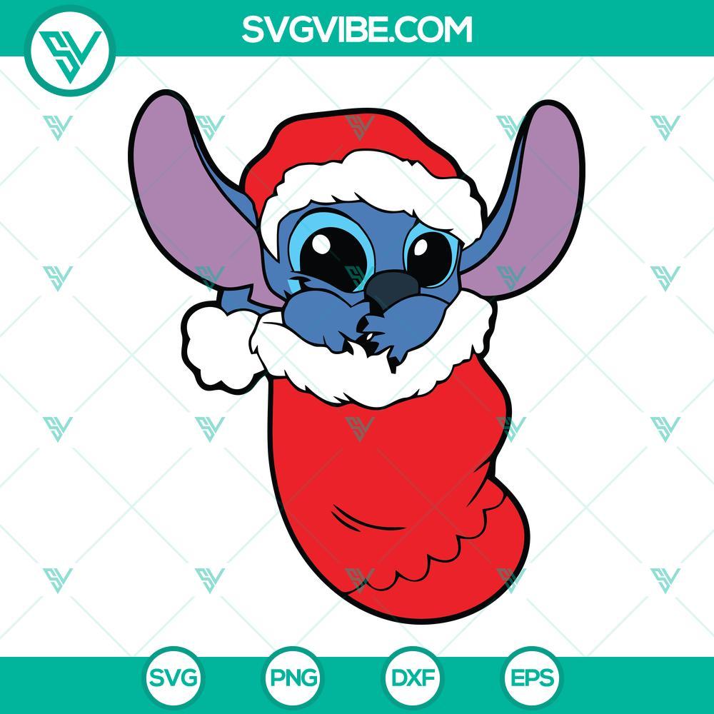 stitch christmas socks svg stitch christmas stocking svg stitch christmas svg 9 mockup