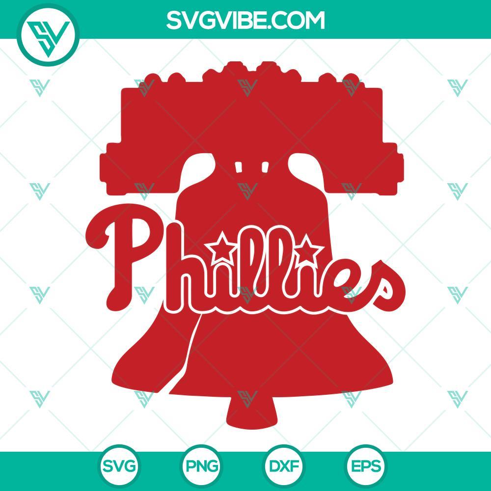 phillies liberty bell svg philadelphia baseball svg red bell phillies svg 9 mockup