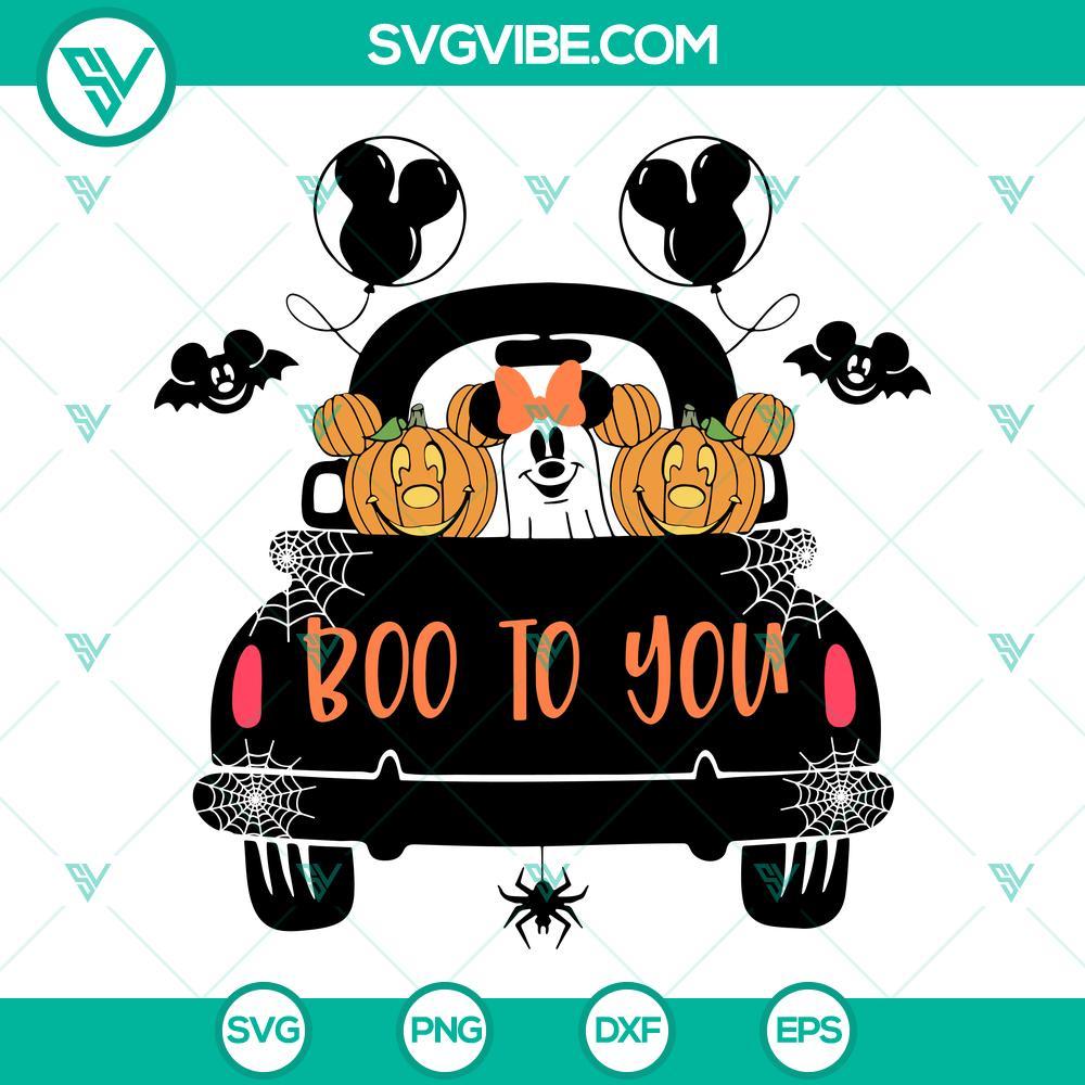 boo to you svg pumpkin mouse head svg cute halloween shirt svg halloween svg boo svg fall svg 9 mockup