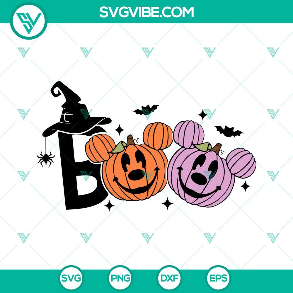 boo pumpkin mouse ears svg boo svg halloween svg pumpkin svg fall svg 7 mockup