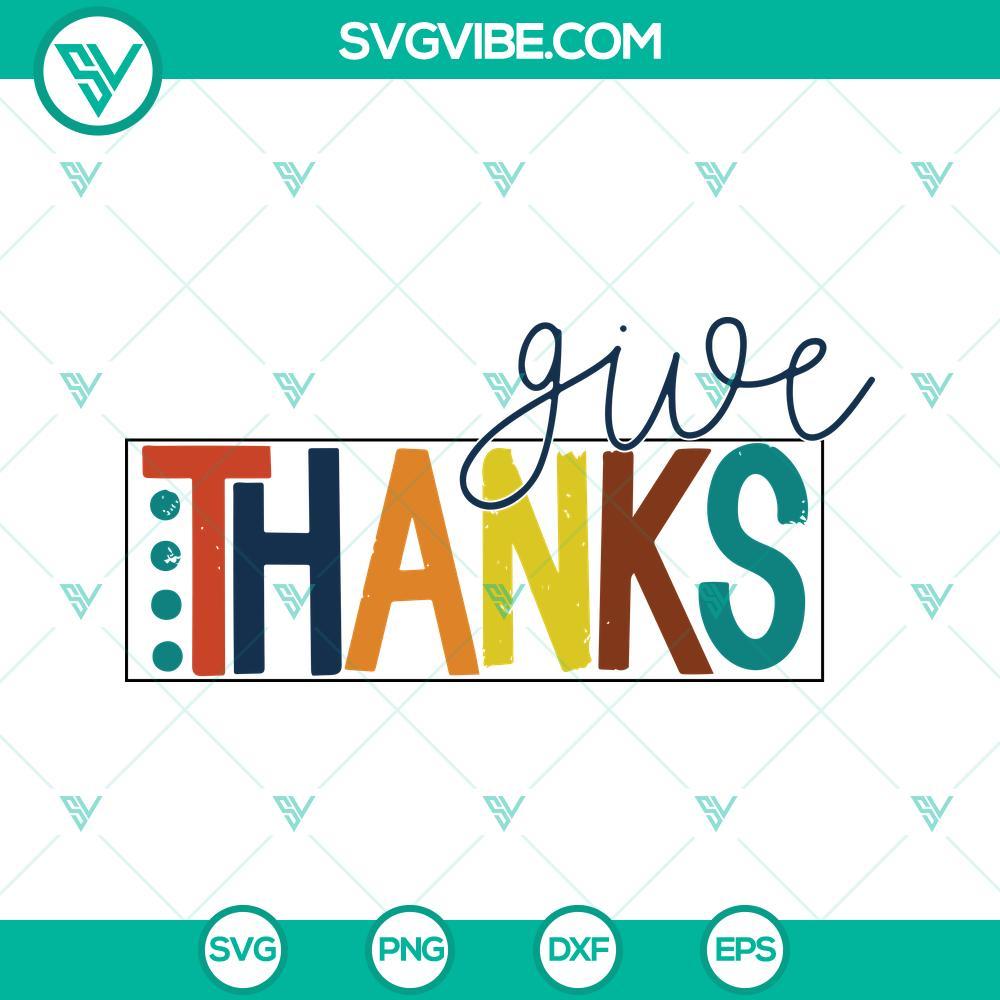 give thanks svg thanksgiving svg png dxf eps cricut silhouette vector clipart 6 mockup