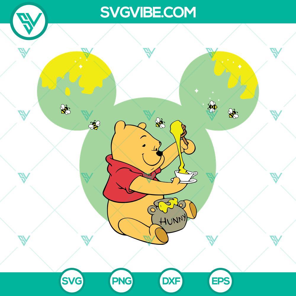 winnie the pooh mouse head svg png dxf eps cricut silhouette vector clipart 5 mockup