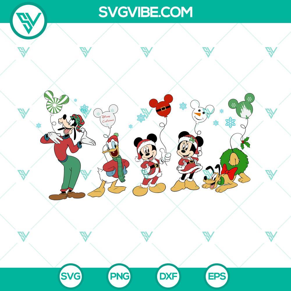 mickey mouse and friends christmas svg christmas disney characters svg christmas friends svg 7 mockup