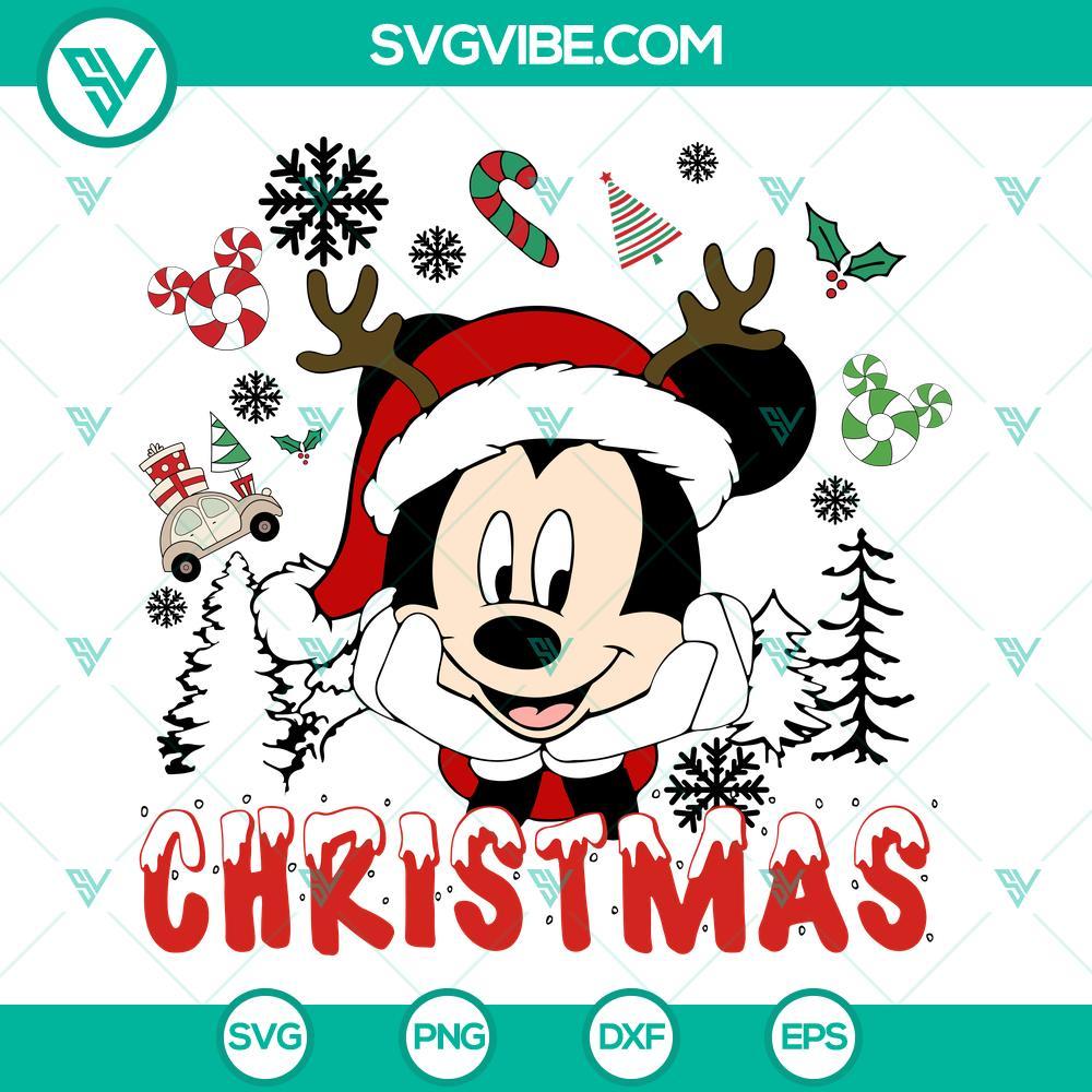 mickey christmas svg disney christmas svg christmas mickey mouse santa reindeer svg 9 mockup