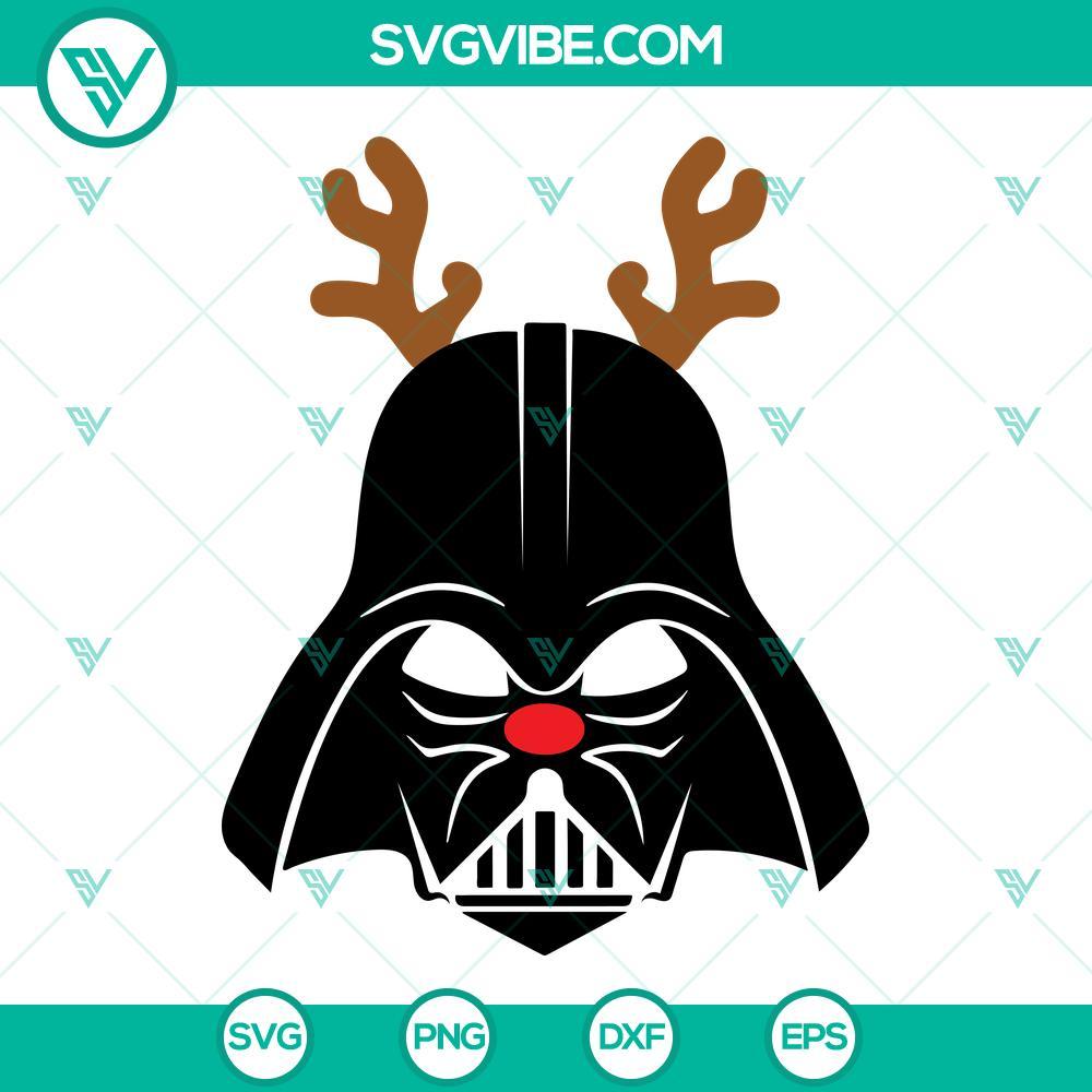 darth vader star wars christmas svg png dxf eps files 5 mockup