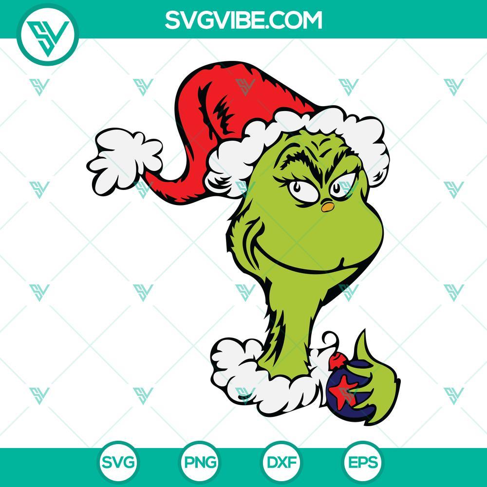 grinch christmas svg grinch svg png dxf eps cricut silhouette vector clipart 4 mockup