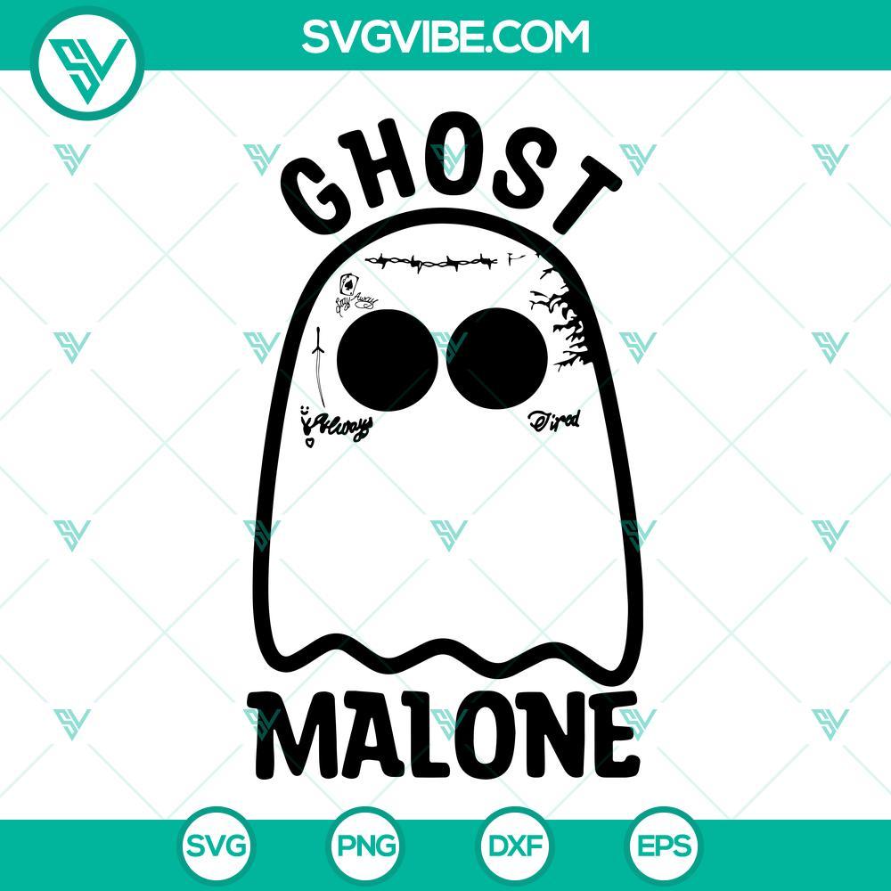 ghost malone svg funny ghost svg halloween cute ghost svg png dxf eps cricut 6 mockup