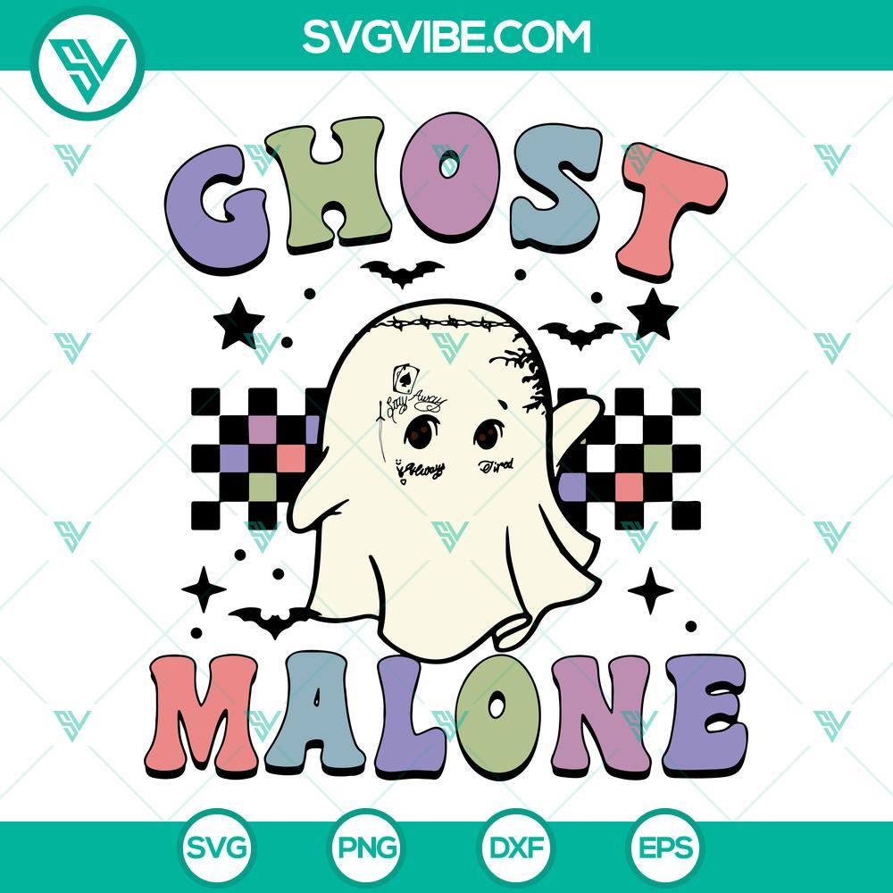 ghost malone svg png cute ghost svg funny halloween svg 3 mockup