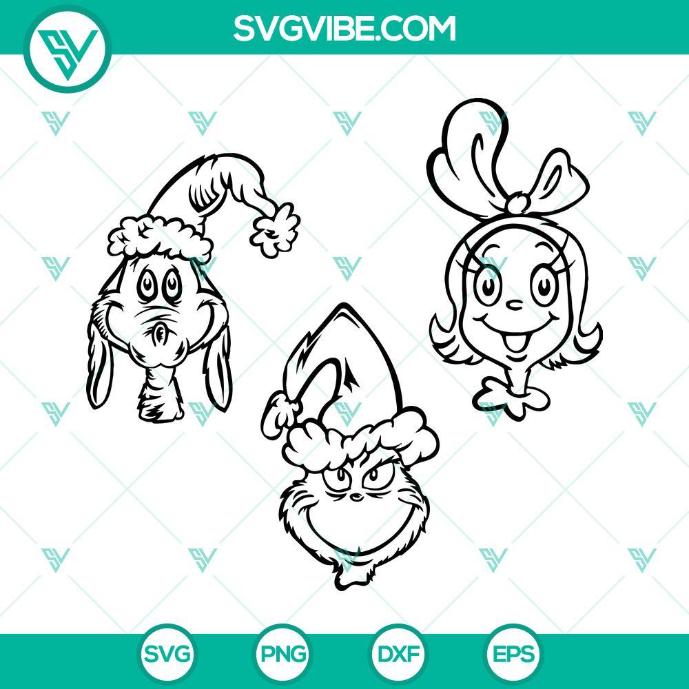 cindy lou max and grinch svg bundle grinch friends christmas bundle svg png dxf eps cut files 5 mockup