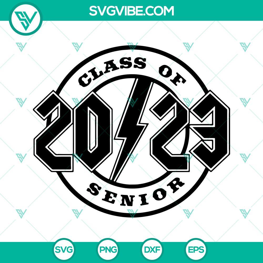 class of 2023 senior svg 2023 graduate svg rock n roll 2023 senior svg 3 mockup