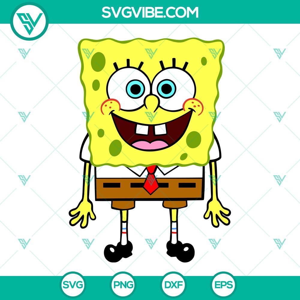 spongebob svg dxf eps png cricut silhouette clipart 1 mockup